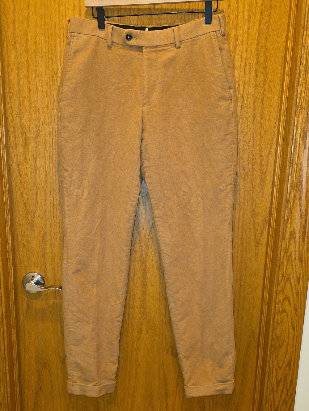 Spier & Mackay 100% Cotton Contemporary Trouser in Tan